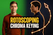 do professional rotoscoping, green screen removal for any video