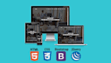 be your front end web developer using html, css, bootstrap
