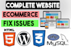 design and create complete responsive website