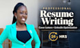 provide a professional resume writing service in 24 hours