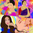 draw a digital portrait art from your photos