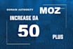 increase moz da 50 with do follow quality backlinks