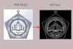 convert pdf or image to dxf files for cutting laser ,cnc,etc