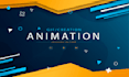 do custom animated banner, logo gif animation, html email signature, gif maker