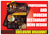 do modern restaurant menu design