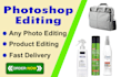 do Quality Photoshop Editing and Product Editing