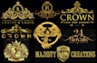design a luxury coat of arm, heraldic and luxury royal logo
