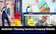 create janitorial,  plumber, facilities management  website