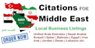 do best citations for saudi arabia, uae and all middle east