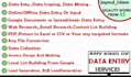 do any type of data entry,data mining, web scraping job