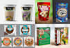 design perfect food packaging, box and label sticker with 3d mockup