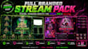 create a full twitch stream branding pack with animated overlays