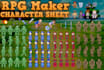 do a rpg maker character sheet for your game, any rpg maker version