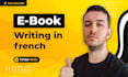 write your ebook in french
