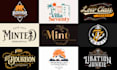 do hipster badge, vintage , retro , classic and business logo design