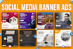design instagram post, facebook cover, banner ads