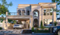 do modern house exterior dsign and 3d rendering