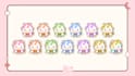 draw twitch custom sub, bit, cheer badges in cute style