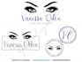 design decent attractive lashes logo