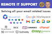 provide help on setting up your own domain email in outlook