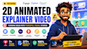 create a high quality 2d animated explainer video