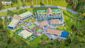 design 3d paddle court club, pickleball, baseball sports complex facility render