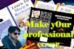 create your amazon KDP ebook or paperback book cover design