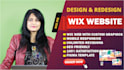 design or redesign a professional wix website or ecommerce site