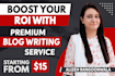 write real estate blog posts SEO friendly articles