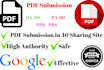 do pdf submission backlink building SEO service for google top ranking