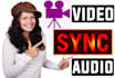 do sync powerpoint slide or video with your audio