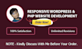 build a custom wordpress or PHP website with full responsiveness