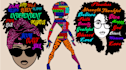 make trendy black african american t shirts design