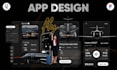 design sleek UI UX, wireframe for app and dashboard in figma