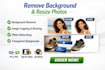 provide professional background removal, cropping, and resizing services
