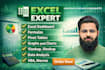 create excel graph,pivot tables,vlookup and dashboard