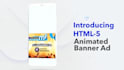 make animated HTML banner or GIF banner ads