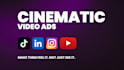 create a cinematic brand commercial video for youtube, instagram