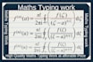 type maths work in english, hindi, marathi for you