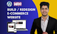 build wordpress ecommerce website, woocommerce store, online store