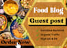 publish guest post on a high quality food blog