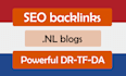 do dutch linkbuilding on nl blogs dutch backlinks high tf da