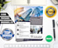 do clean and contemporary corporate flyers
