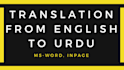 translate from english to urdu