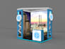 make 3d professionally exhibit stall or booth