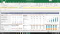 prepare corporate financial dashboard and charts
