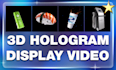 create 3d hologram fan video for you
