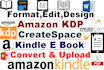 format,design and edit book for amazon KDP paperback