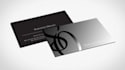 design and print spot uv varnish embossed business card