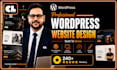 design a wordpress website, business wordpress website, web design
